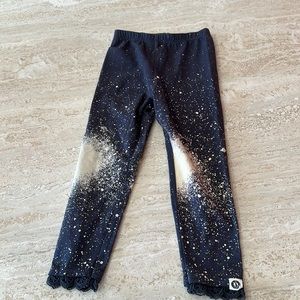 New with tag! Mini Shatsu Galaxy Lace Leggings (girl’s size 8)